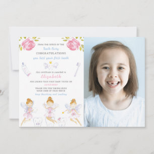 Invitation LETTRE FLOYALE POUR LES DENTS AVEC Photo