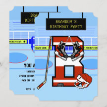 Lettre initiale personnalisée B Hockey sur glace