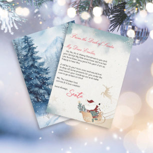 Invitation Lettre personnalisée du modèle du Père Noël