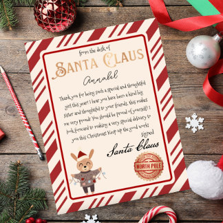 Invitation Lettre personnalisée du Père Noël