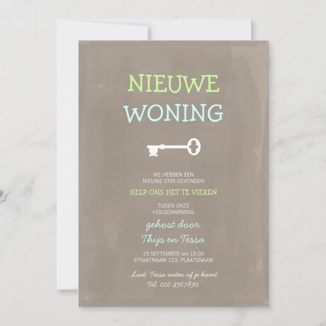 Invitation Leuke à la fête du réchauffement climatique (Devant)