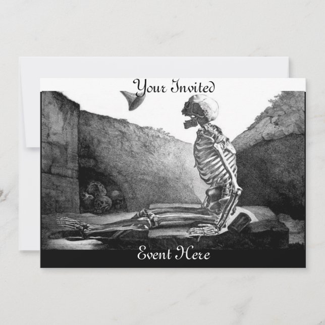 Invitation Levez l'invitation de Ye Dead (Devant)