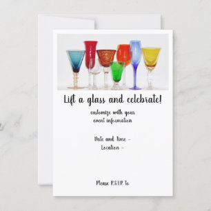 Invitation "Levez votre verre"