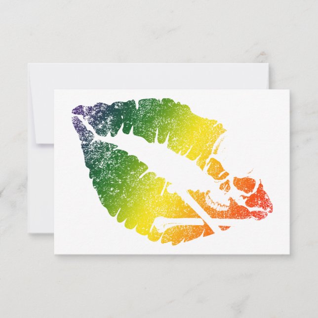 Invitation lèvres empoisonnées (Devant)