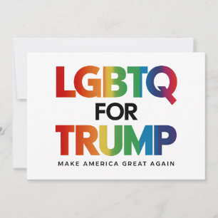 INVITATION LGBTQ POUR TRUMP GAY LESBIENNE POUR TRUMP 2024 
