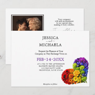 Invitation 🌈  LGBTQ S'épanouir Ensemble– Personnalisé 