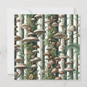 Invitation L'harmonie de la nature : Motif sans couture botan