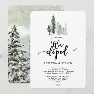 Invitation l'hiver rustique a noué le noeud que nous avons fu
