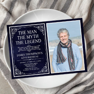 Invitation L'Homme La Légende 65e Anniversaire