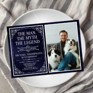 Invitation L'Homme La Légende La Surprise De 50 Ans