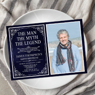 Invitation L'Homme La Légende La Surprise de 60 ans