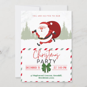 Invitation L'humeur douce de père Noël