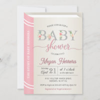 Librairie Histoire Livre fille Baby shower chic ro