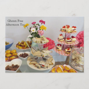 Invitation libre de partie de gluten