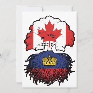 Invitation Liechtenstein Canada Tree
