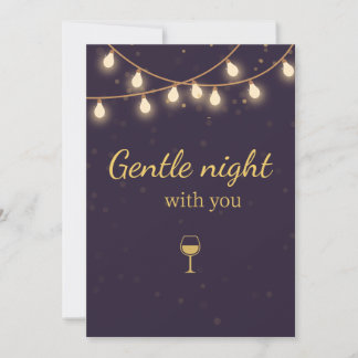 Invitation Light Night Party Invite
