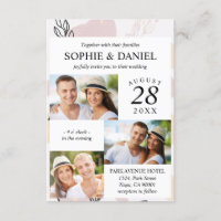 Ligne rose Rose Dusty Art Abstrait 3 Mariage photo