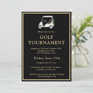 Invitation Ligue de club de golf Tournoi d'entreprise