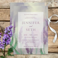 Lilac Flower Field Boho Mariage moderne