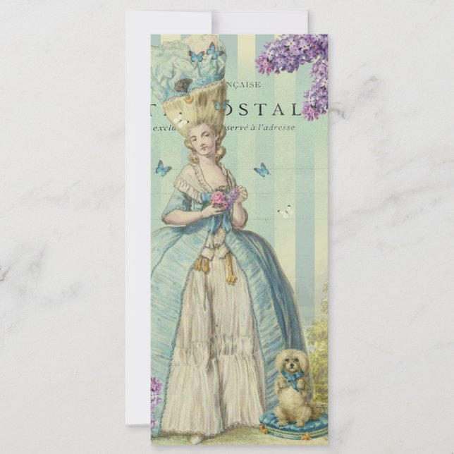 Invitation Lilas au printemps (Devant)