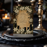 Lilies Sombres et Cercueils pour la Nuit d'Hallowe