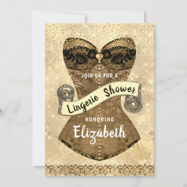 Invitation Lingerie Bridal Shower (Devant)