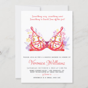 Invitation Lingerie Bridal Shower