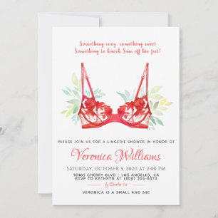 Invitation Lingerie Bridal Shower