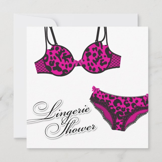 Invitation Lingerie Leopard 311-Pink (Devant)