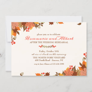 Invitation L'invitation de Fall's Splendor