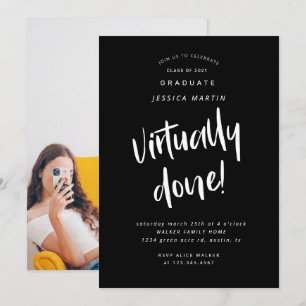 Invitation l'invitation de la fête photo de remise de diplôme