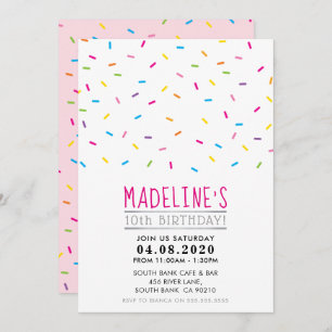 Invitation L'INVITATION de PARTIE d'ANNIVERSAIRE DE ENFANT