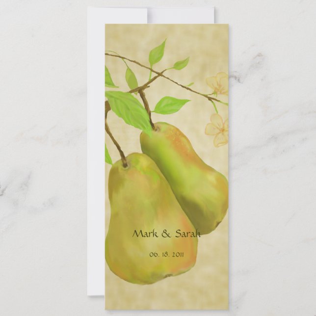 Invitation L'invitation de Pear II Vintage (Devant)