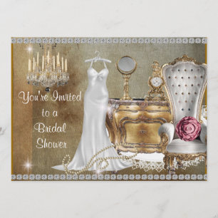 Invitation L'INVITATION Wedding shower glamour