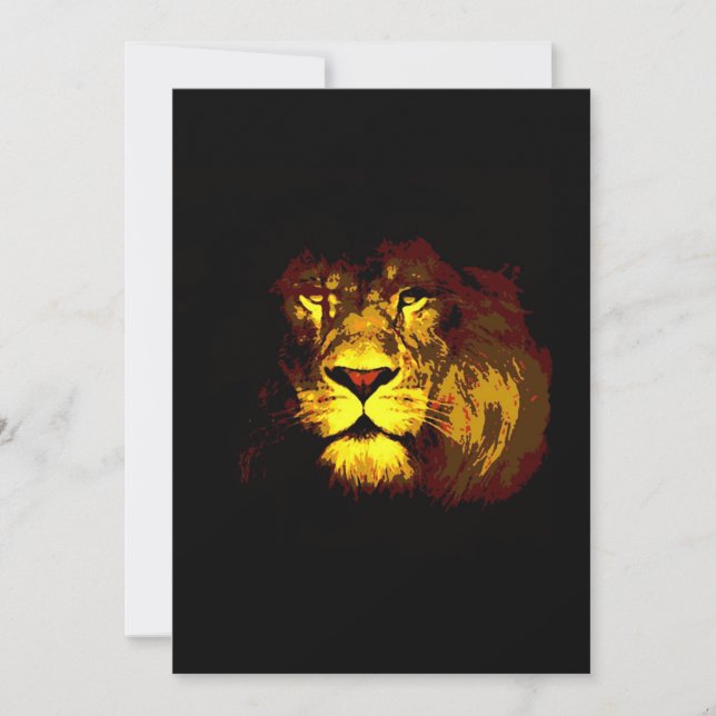 Invitation Lion (Devant)