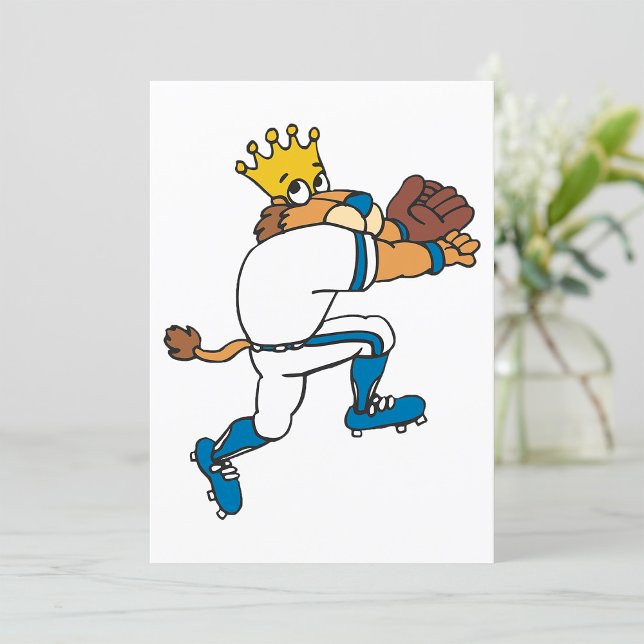 Invitation Lion Baseball (Créateur téléchargé)