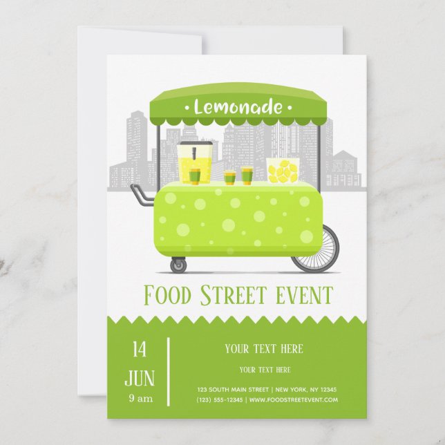 Invitation Lionade de rue (Devant)