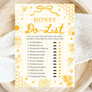 Invitation Liste de mariage de jeu de douche de nuptiale abei