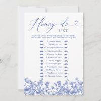 Liste de tâches en fleurs bleu poussiéreux pour en