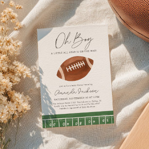 Invitation Little All Star Football Baby shower