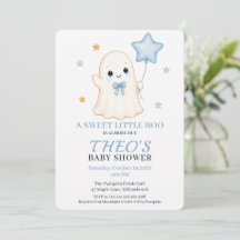 Little Boo Fantôme | Fête prénatale d'Halloween po