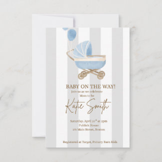 Invitation Little Boy Blue Shower
