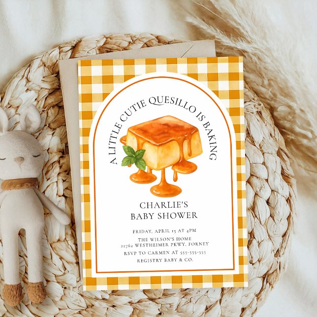 Invitation Little Cutie quesillo Baby shower d'automne (Créateur téléchargé)