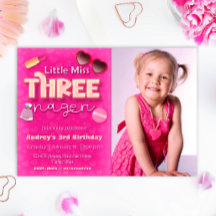 Little Miss Threenager - Fille 3e anniversaire
