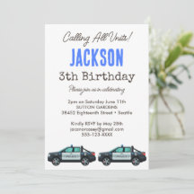 Little Officer Police Birthday | Personalized 