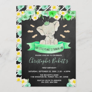 Invitation Little Peanut 1er anniversaire