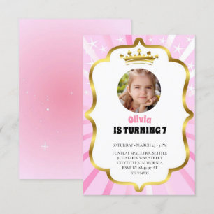 Invitation Little Pretty Ballerinas Ballet Anniversaire