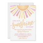 Little Ray Of Sunshine Boho Baby shower