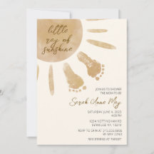 Little Ray of Sunshine Boho Baby shower