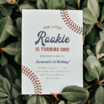 Little Rookie Baseball Boys 1ère fête d'anniversai